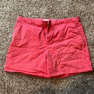 Joules pink shorts